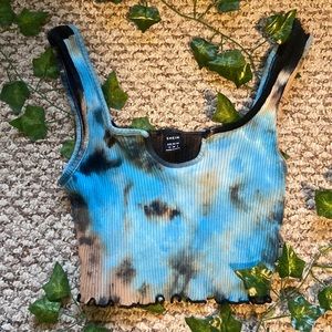 shein multicolor crop top